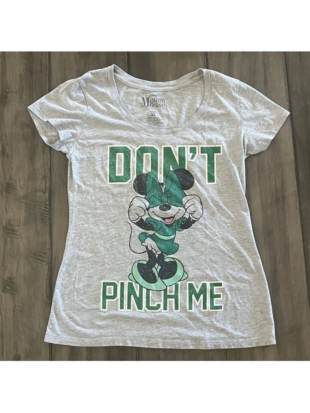 Disney Minnie Mouse Don’t Pinch Me St. Patrick’s Day Shirt - Size XL
